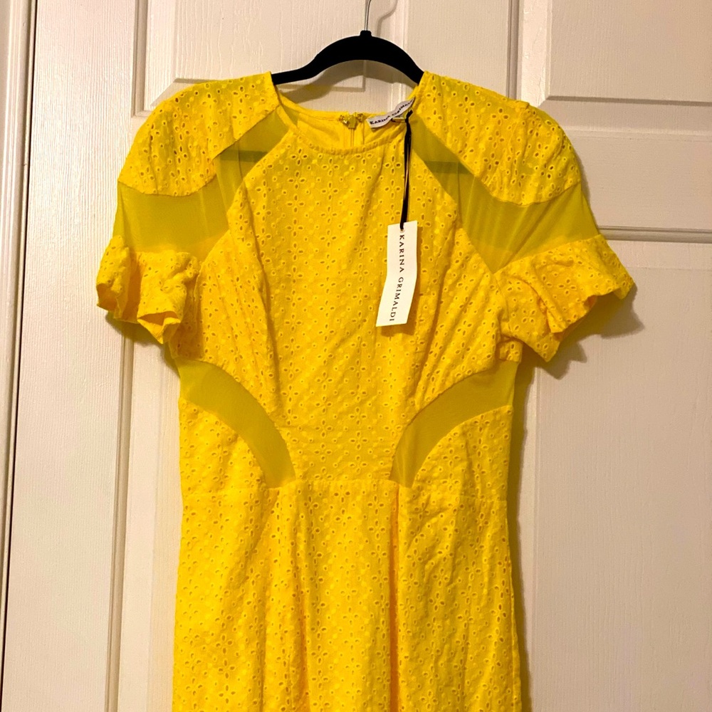Karina Grimaldi Spring/Summer Yellow Dress